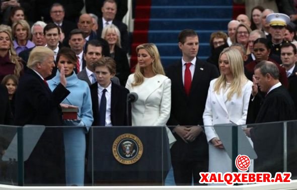 Tramp rəsmən ABŞ-ın 45-ci prezidenti oldu – FOTO + VİDEO