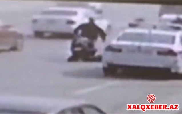 Yol polisinin saxladığı sürücü öldü - Bakıda + Video