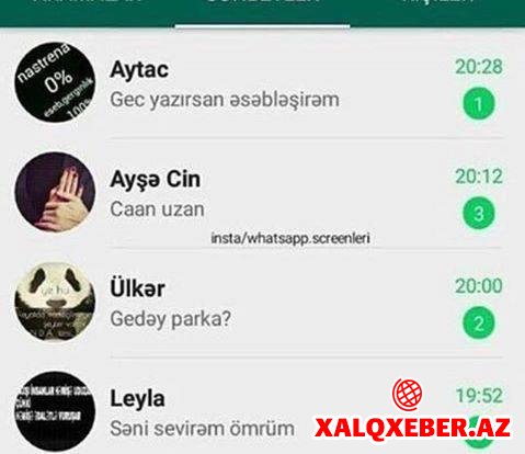 Azərbaycanlı oğlanın 4 qızla rekord qıran yazışması: “Caan, uzan ömrüm"