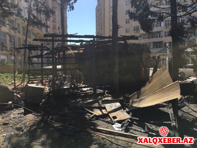 Ramin Hacılının evi yandırıldı - FOTOLAR
