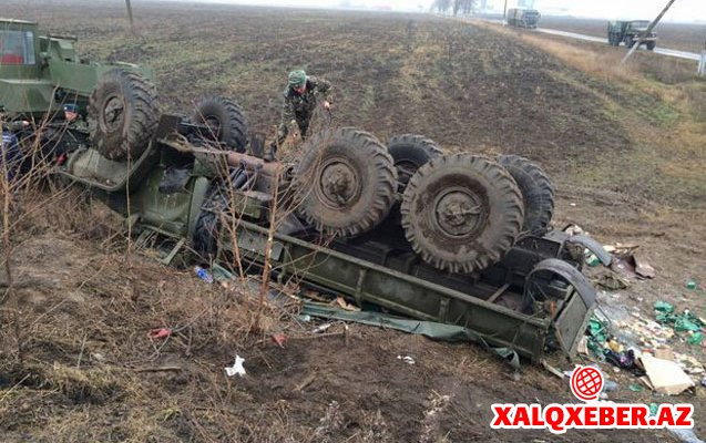 Qarabağda hərbi maşın aşıb, 15 erməni hərbçi yaralanıb