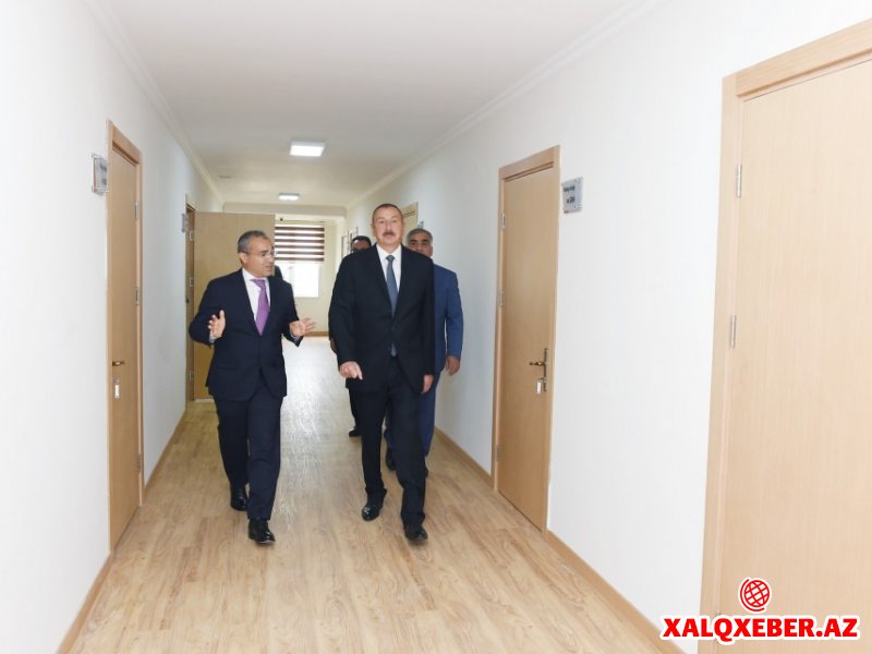 Prezident Zuğulba tədris idman bazasının açılışında iştirak edib (FOTOLAR)