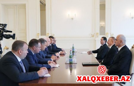 Prezident İlham Əliyev Ukrayna Baş nazirinin birinci müavinini qəbul edib
