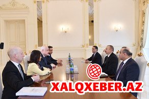 Prezident İlham Əliyev ATƏT PA-nın sədrini qəbul edib