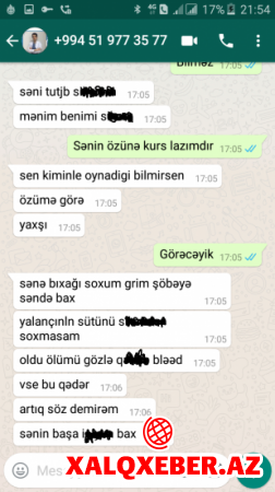 AĞSUDA məmur oğlu jurnalisti ölümlə hədələdi: ''Sənə bıçağı soxub ölənə qədər...'' - FOTOFAKT