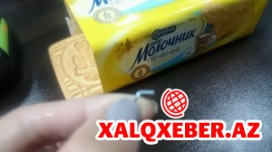 Bakıda “Avrora” firmasının Ukrayna markasını saxtalaşdırmaqla istehsal etdiyi peçenyedən dəmir qırıntısı çıxdı - FOTO