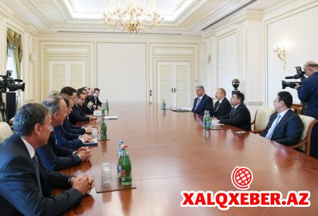 Prezident İlham Əliyev Avstriyanın vitse-kansleri ilə görüşüb