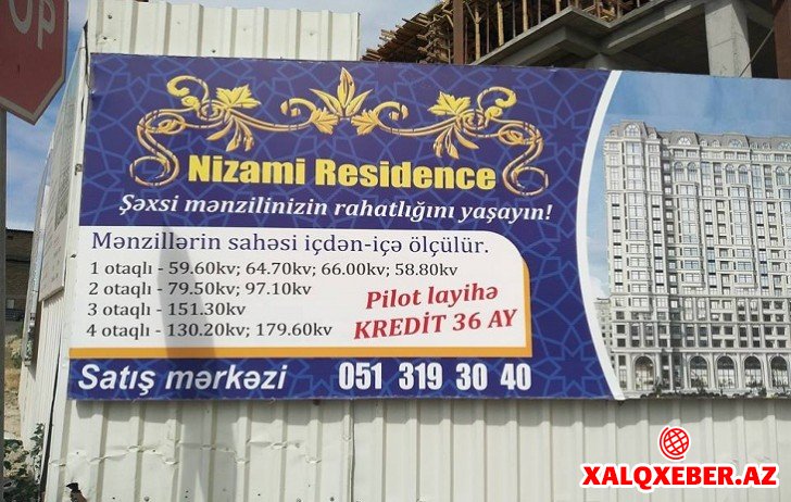 "Nizami Residence" çalışanların həyat və sağlamlığını təhlükəyə atır- VİDEO