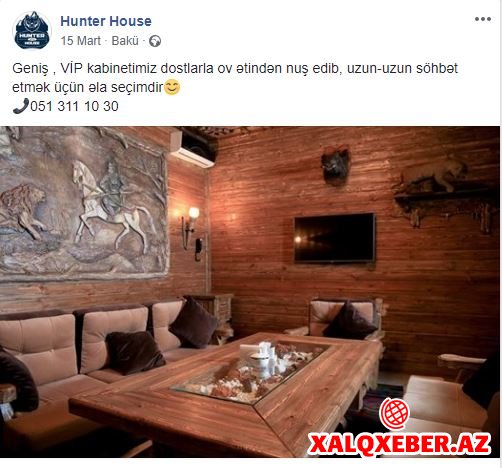 "Hunter House" restoranı kimi aldadır: müştəriləri, dövləti, yoxsa...? (FOTOFAKT)