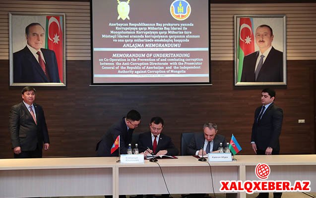 Azərbaycanla Monqulustan arasında memorandum imzalandı