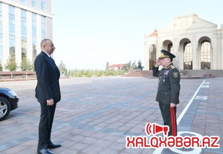 Prezident Daxili İşlər Nazirliyinin Polis Akademiyasında yeni tədris binasının açılışında iştirak edib