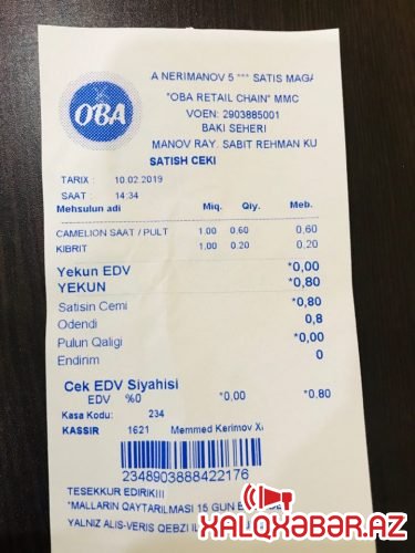  “Veysəloğlu”nun “OBA” mağazasında süni qiymət artımı — FOTO