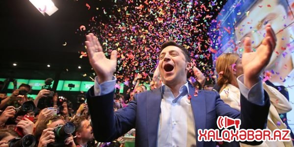 Aktyor Vladimir Zelenski Ukraynanın yeni prezidentidir