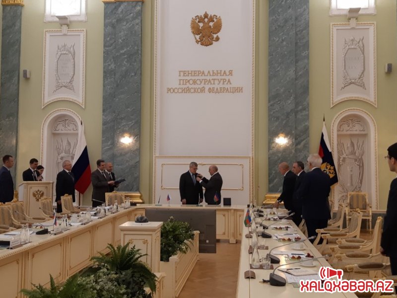 Azərbaycanla Rusiya Baş Prokurorluqları arasında saziş imzalandı