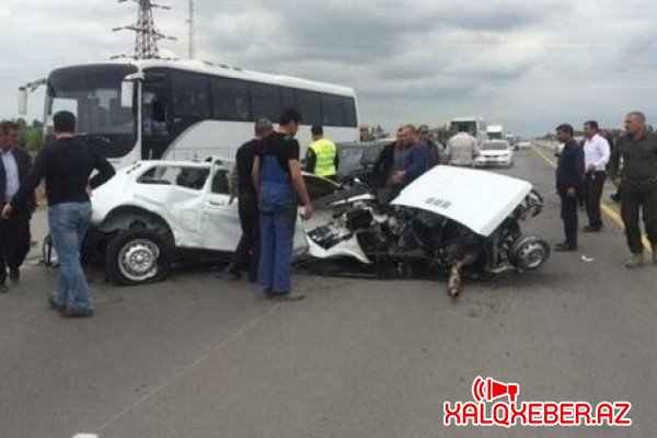 Bakı-Qazax yolunda dəhşətli qəza - 2 nəfər öldü, 5-i yaralandı