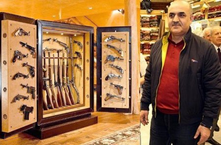 Həbs olunduğu deyilən Səlim Müslümovun bahalı silah mağazası - FOTO