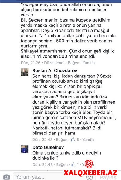 Akif Çovdarovun oğluna sosial şəbəkədə hücum başlandı - FOTO