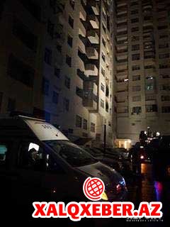 Bakıda binada yanğın: Yaralananlar var - FOTO
