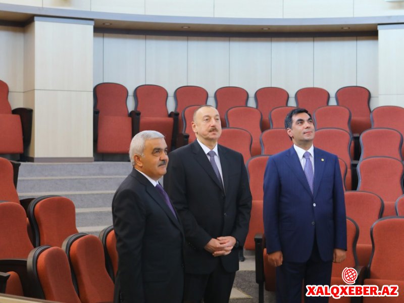 Prezident Bakı Ali Neft Məktəbinin kampusunun açılışında - FOTOLAR