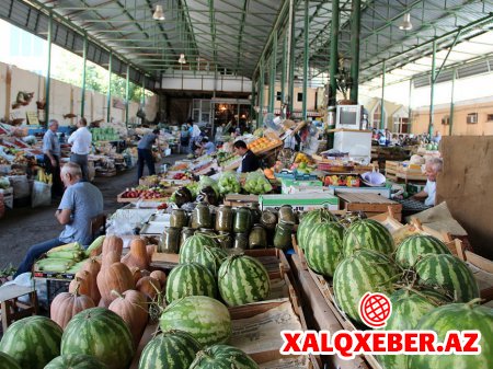 Bakıda bazarda satıcılar arasında QANLI DAVA