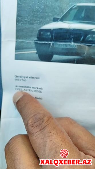 Növbəti protokol müəmması: Şəkildə “Mercedes”, cərimə olunan “OPEL” – FOTO