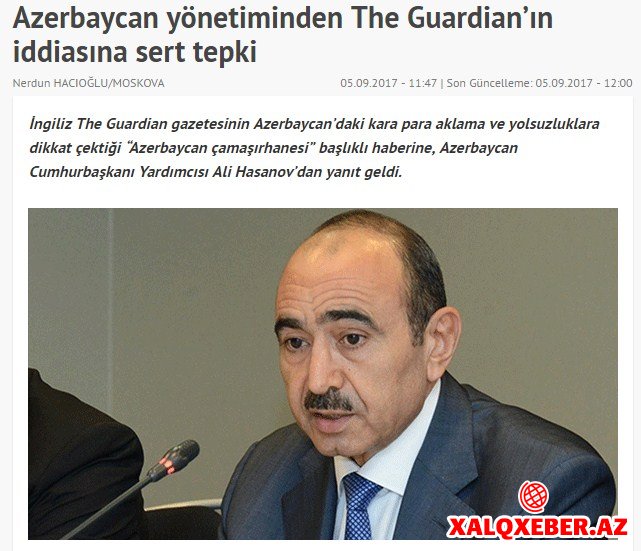 The Guardian”ın iddiasına sərt reaksiya - Türkiyə mediasından dəstək