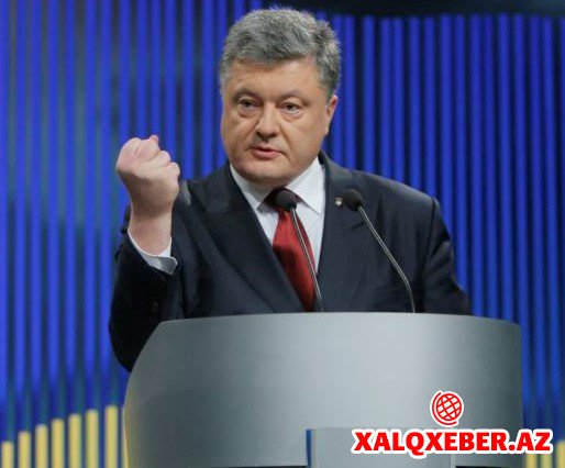 Poroşenko ABŞ-da Rusiyanı hədələdi: "Tamamilə yeni Ukrayna ordusu qurmuşuq"