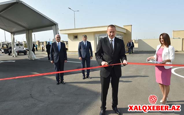 Prezident Balaxanı Sənaye Parkının açılışında