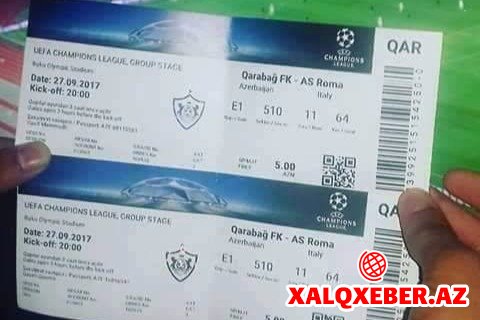 “Qarabağ” oyunundan sonra QALMAQAL: "Roma” 1300 bileti geri qaytardı