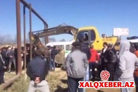 Dağıstanda azərbaycanlı iş adamına qarşı aksiya - VİDEO