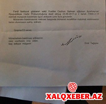 “Xaliq Faiqoğlu” MMC şefinin oğlunun bağlı qalan cinayəti... - İTTİHAM VAR