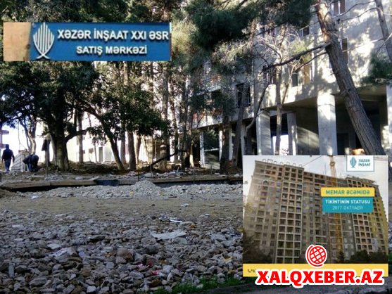 “Xəzər İnşaat XXI əsr” tikinti şirkəti ekologiyaya qənim kəsilib – FOTOFAKT