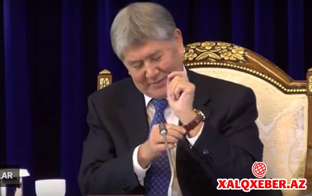 “Yuxuda görmüşəm” deyib prezidentin saatını aldı - Video