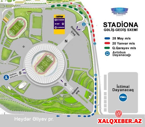 Bakı Olimpiya Stadionu “Qarabağ” - “Çelsi" oyunu ilə bağlı azarkeşlərə müraciət etdi
