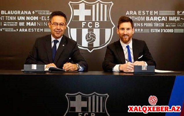 Messi müqaviləni imzaladı - 700 milyon…