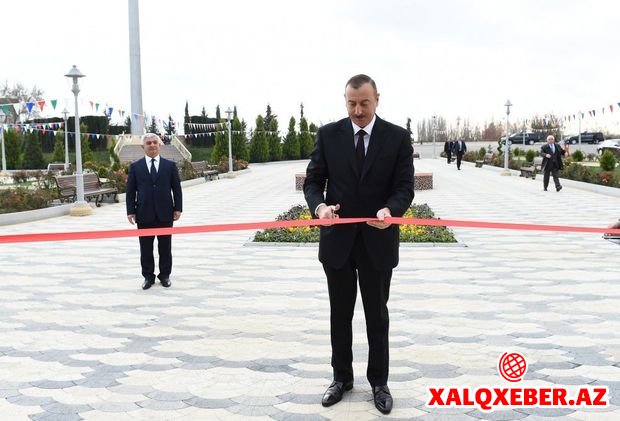 Prezident Ağcabədi rayonuna gedib - FOTO