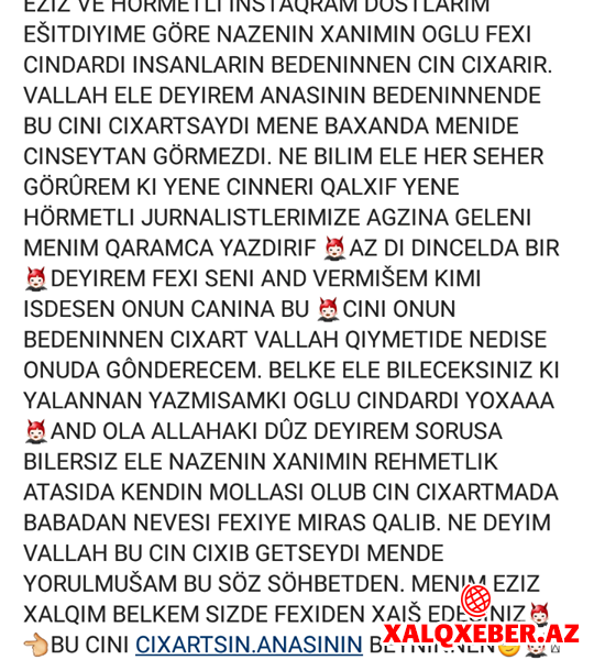 Təranə Qumral: Nazəninin oğlu cinçıxarma ilə məşğuldur - FOTO