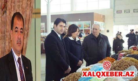 AMEA katibi və iki deputatın Elmar Vəliyevin bazarında biabırçılığı
