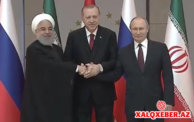 Ərdoğan, Putin və Ruhani görüşdü - Suriya üçün