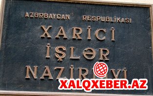 Azərbaycan XİN-i bəyanat verdi