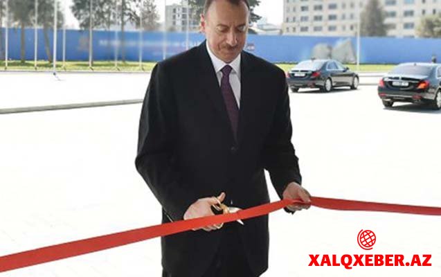Prezident YAP-ın yeni binasının açılışında