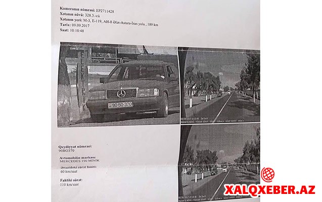 Azərbaycanda yol polisi radara düşdü - Protokol başqasına yazıldı