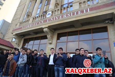 AZƏRBAYCAN UNİVERSİTETİNDƏ İKİLİ MÜHASİBATLIQ - Borca görə qovduqları tələbələrin attestatlarını girov saxlayırlar-FOTO