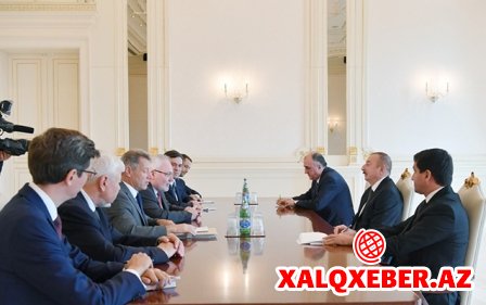 İlham Əliyev Minsk qrupu həmsədrlərini qəbul edib