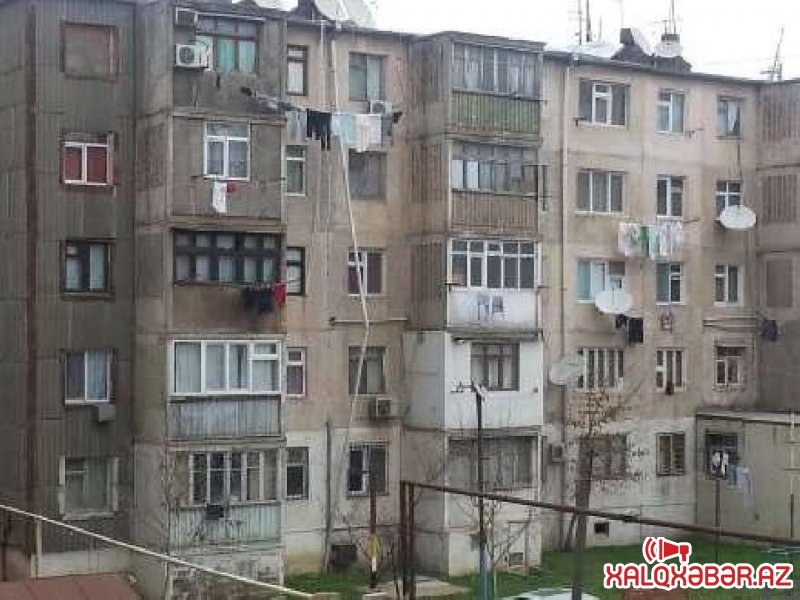 23 saylı MKİS-in ərazisində bina belə qəzalı vəziyyətə salınır-VİDEO