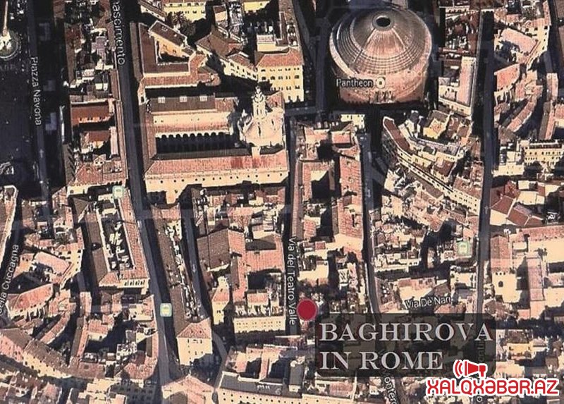 Sabiq nazirin qızının adına olan dəbdəbəli oteli - Romadan fotolar