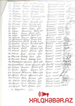 Rektorun işdən çıxardığı müəllimin müdafiəsinə 8 kəndin sakinləri qalxdı - FOTOLAR