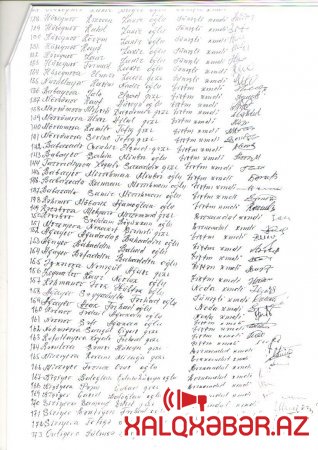 Rektorun işdən çıxardığı müəllimin müdafiəsinə 8 kəndin sakinləri qalxdı - FOTOLAR