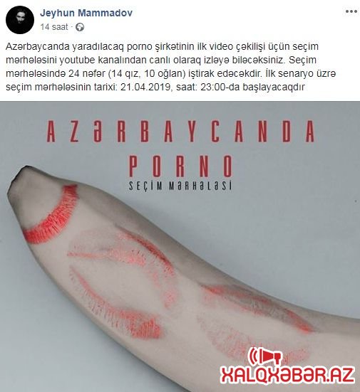 Azərbaycanda porno şirkət yaradılır — Çəkiliş üçün seçim mərhələsi başlayır (ŞOK FOTO)