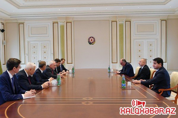 İlham Əliyev Minsk qrupunun həmsədrlərini qəbul etdi